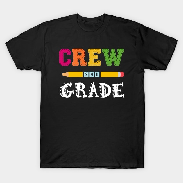 2nd Grade Crew Gift T-Shirt by Daimon